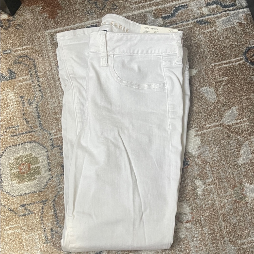 American Eagle White Jeggings